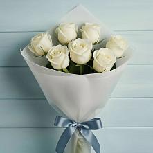 Букет 7 Белых роз Эдлесс Лав #REPLACE_PRED# Красногородске