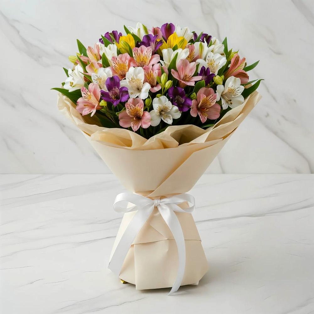 Букет цветов из: Альстромерии в Красногородске