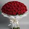 Букет 101 Красная роза Блэк Мэджик в Красногородске