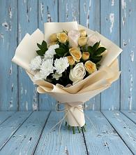 Букет цветов из:  Розы и Хризантемы #REPLACE_PRED# Красногородске