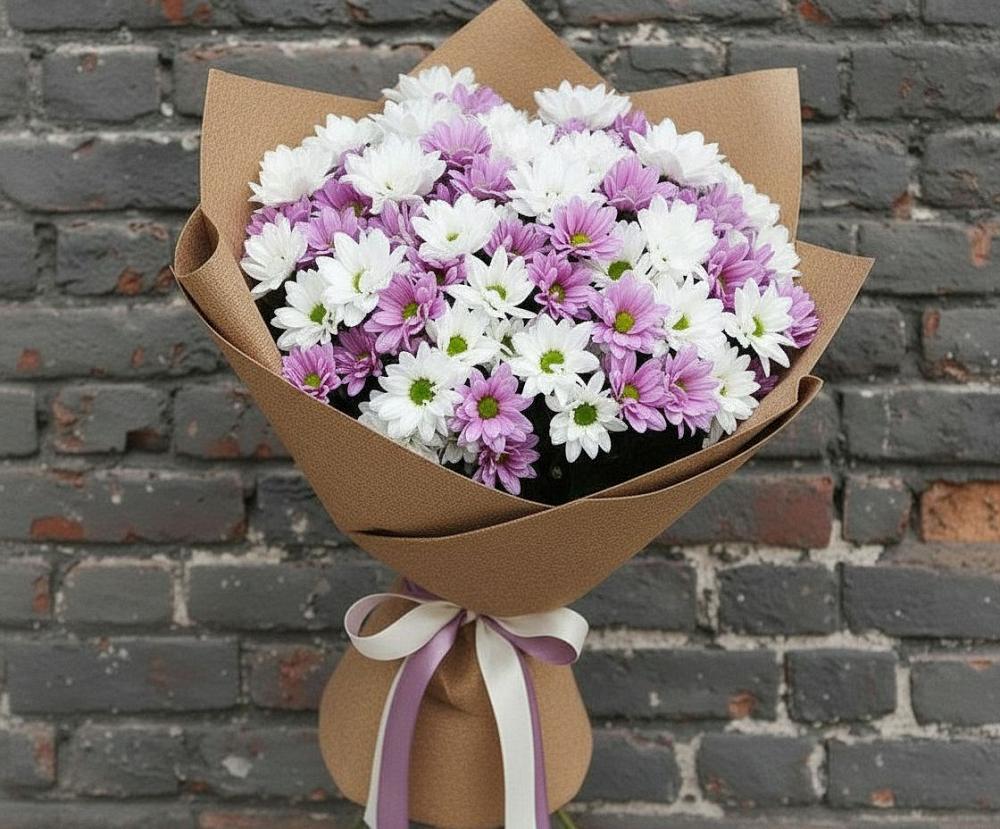 Букет цветов из: Хризантемы в Красногородске
