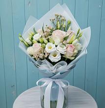 Букет цветов из:  Розы и Лизиантусы #REPLACE_PRED# Красногородске