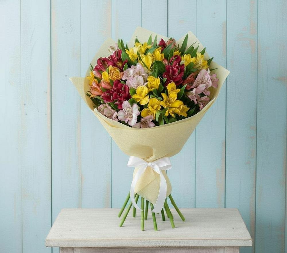Букет цветов из: Альстромерии в Красногородске