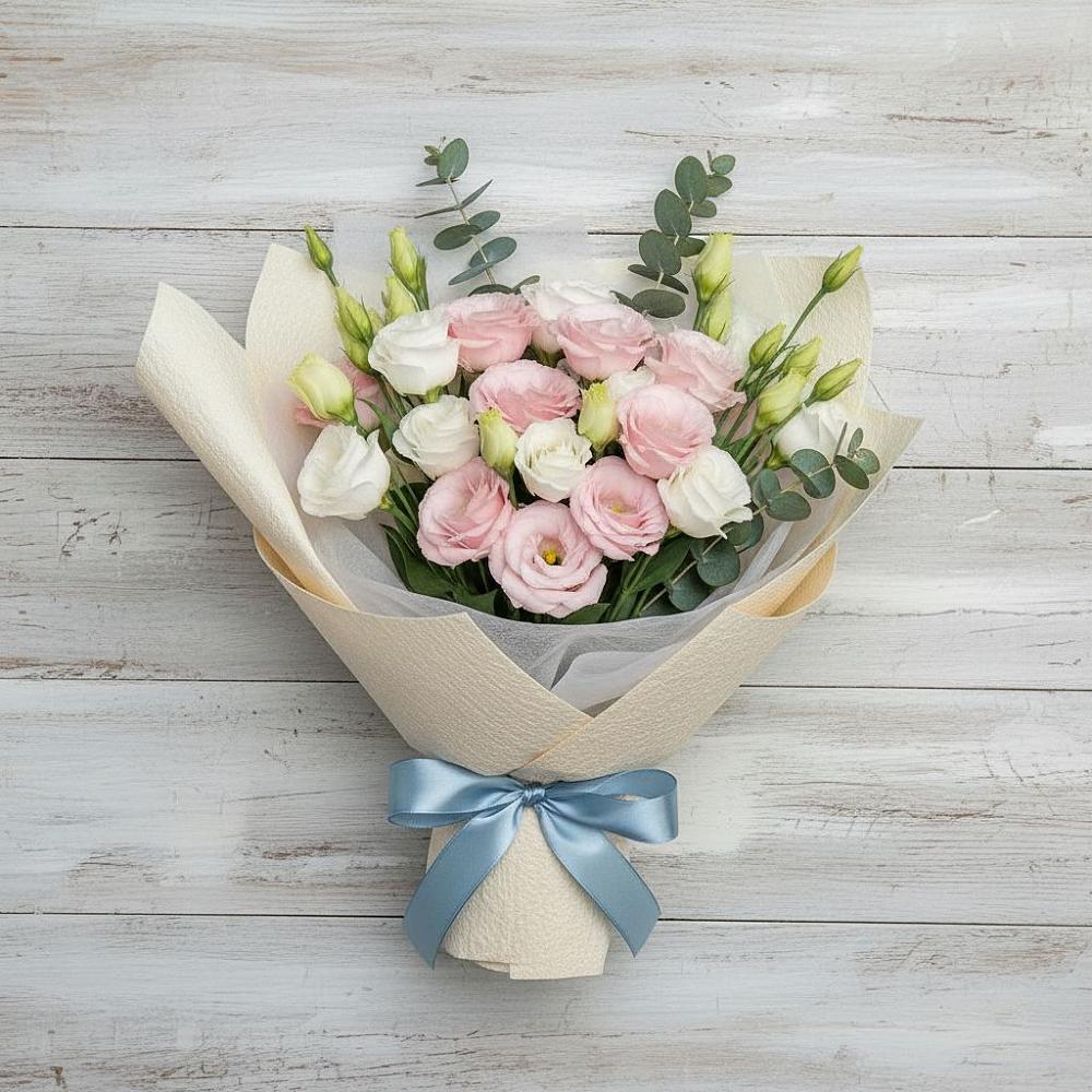 Букет цветов из: Лизиантусы в Красногородске